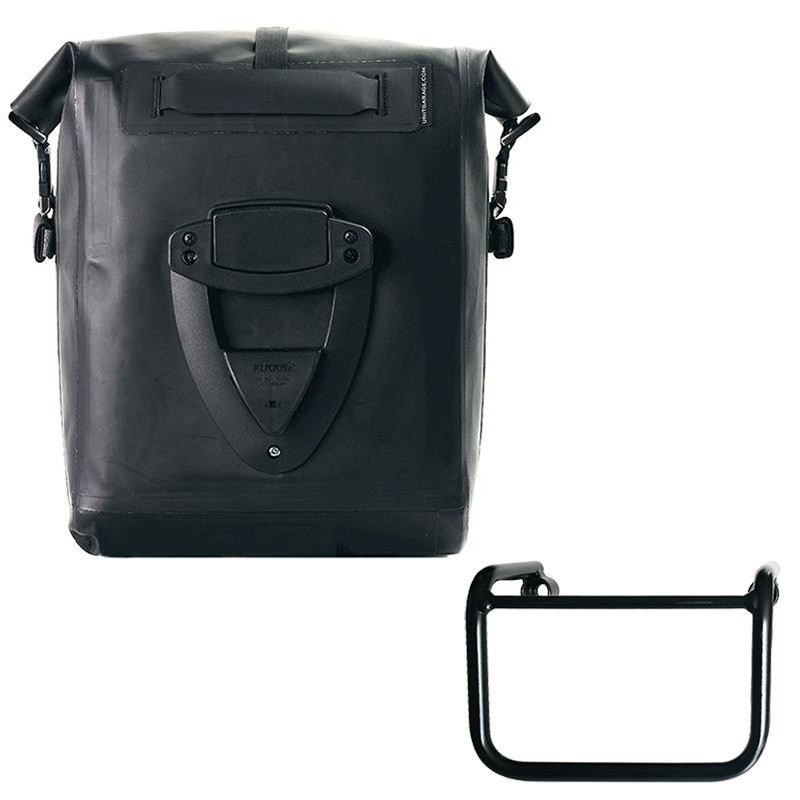 Sacoche latérale Khali en TPU 20L-26L + support gauche pour R 12