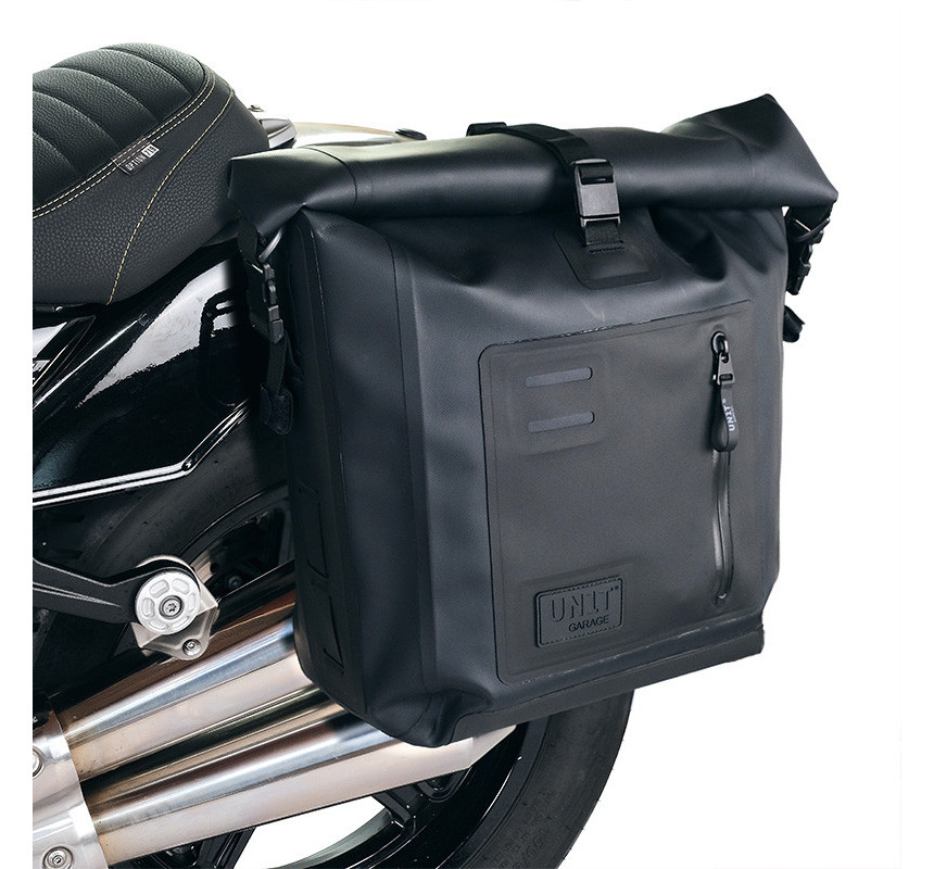 Khali TPU side pannier, 20L–26L, plus left-hand mount for the R 12