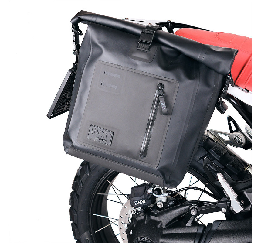 Sacoche latérale Khali en TPU 20L-26L + support droit pour R 12 G/S