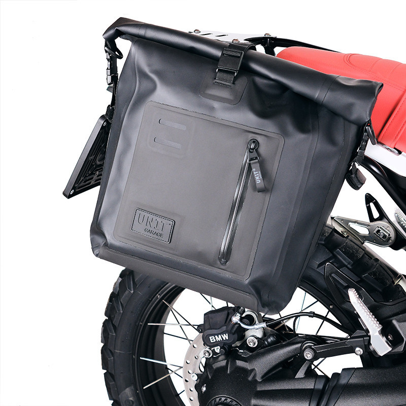 Sacoche latérale Khali en TPU 20L-26L + support droit pour R 12 G/S