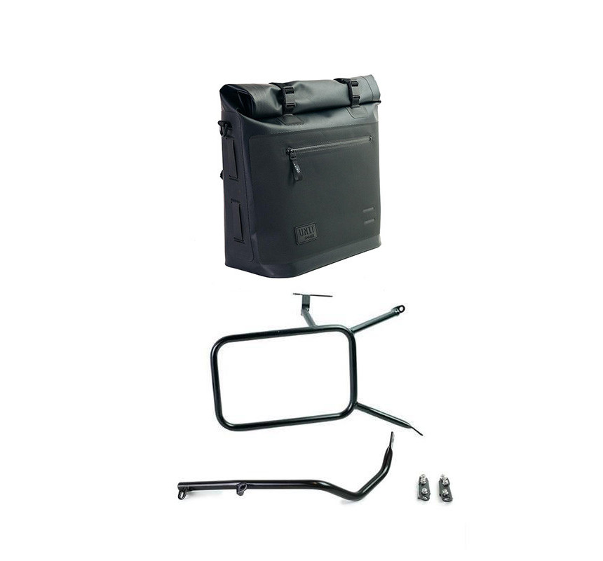 Sacoche latérale Khali en TPU 35L-45L + support verrouillable droit po