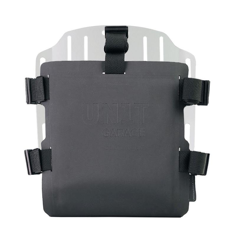Porte-sacoche réglable en Hypalon + support gauche