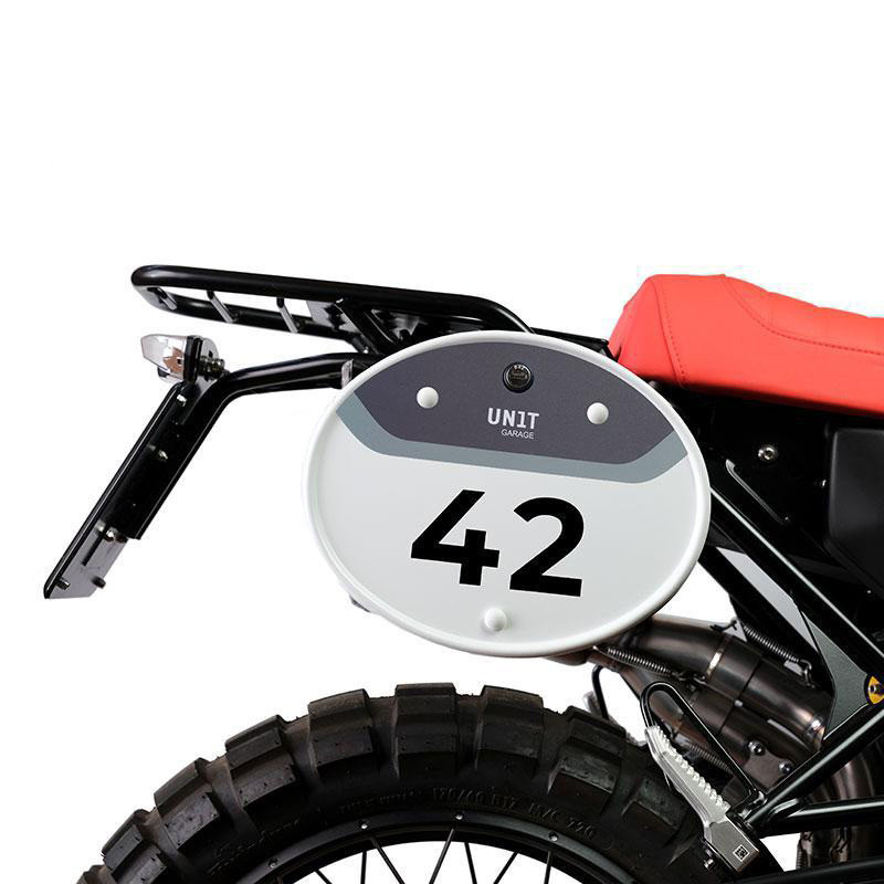 Stickers for number plate holders - L'atelier Bleu Motostore