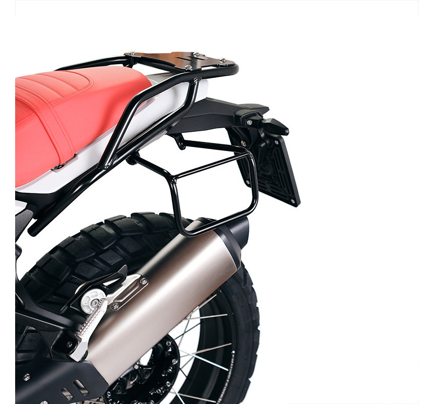 Adjustable Hypalon pannier rack + left-hand bracket for R 12 G/S