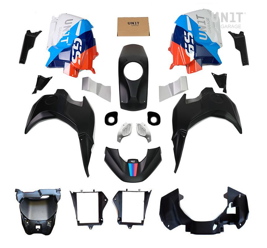 Kit RAD Motorsport noir mat pour R 1200GS (2013-2016)