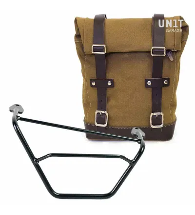 Sacoche latérale en toile 10L-14L + support droit pour R 1200GS