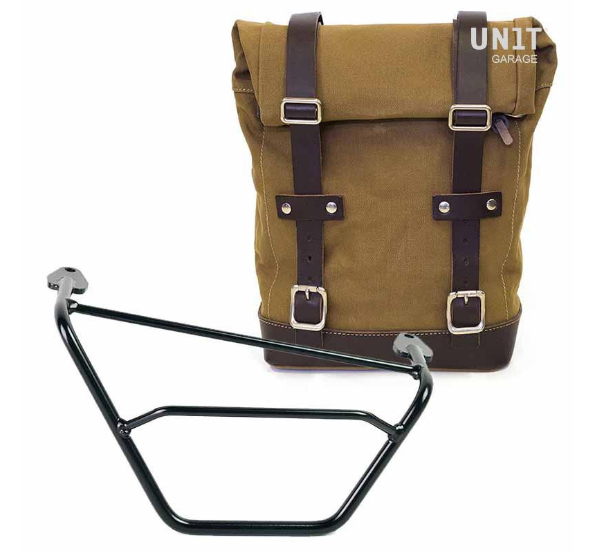 Sacoche latérale en toile 10L-14L + support droit pour R 1200GS