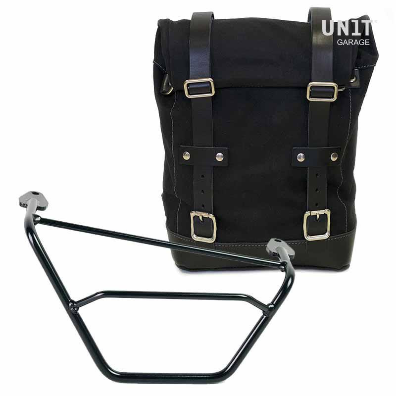 Sacoche latérale en toile 10L-14L + support droit pour R 1200GS