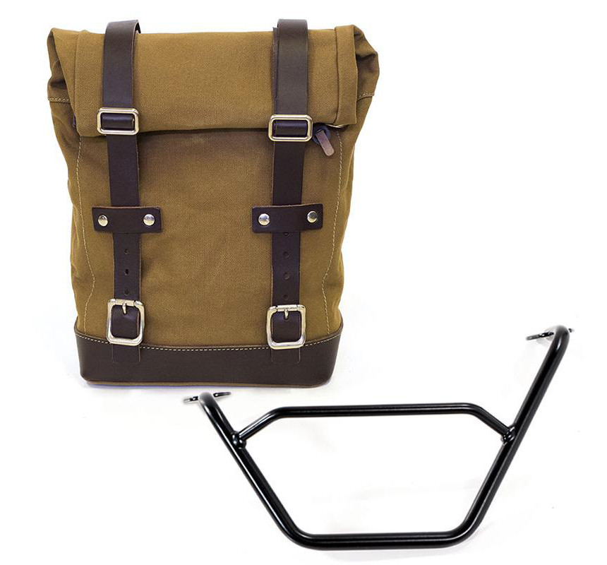 Sacoche latérale en toile 10L-14L + support gauche pour R 1200GS