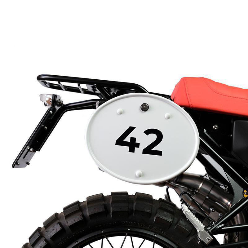 Black adhesive numbers - L'atelier Bleu Motostore