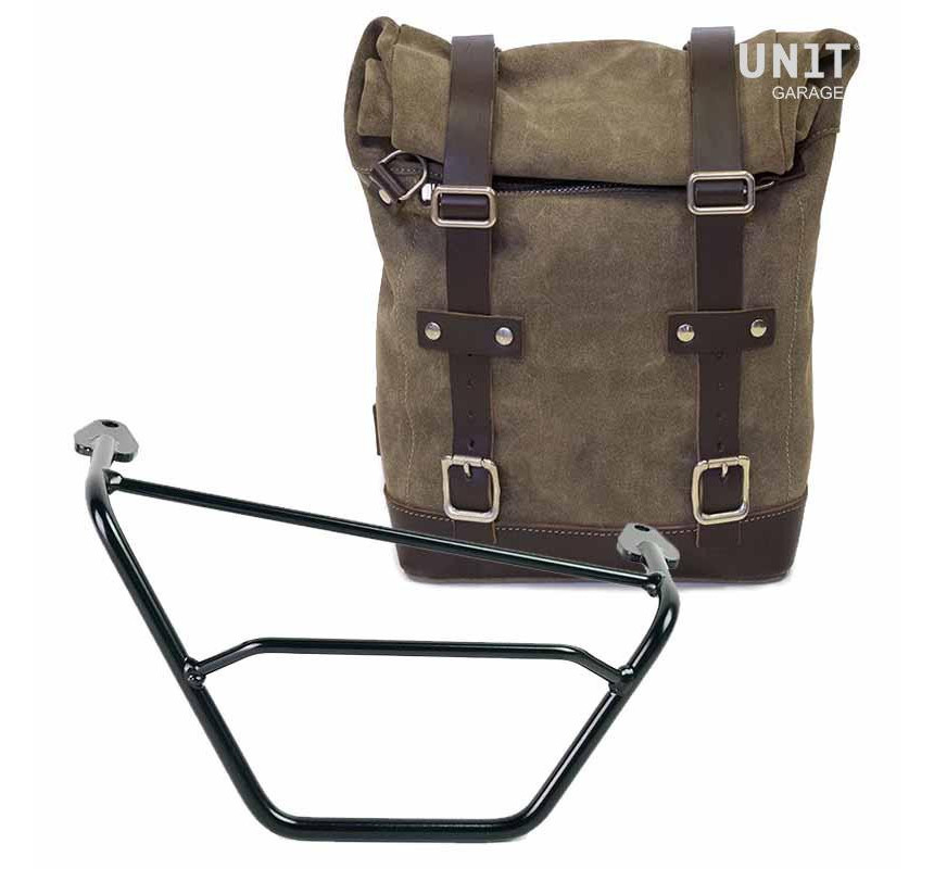 Sacoche latérale en daim 10L-14L + support droit pour R 1200GS