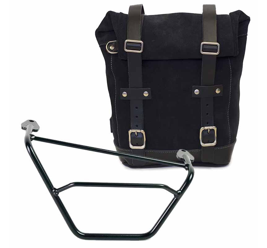 Sacoche latérale en daim 10L-14L + support droit pour R 1200GS