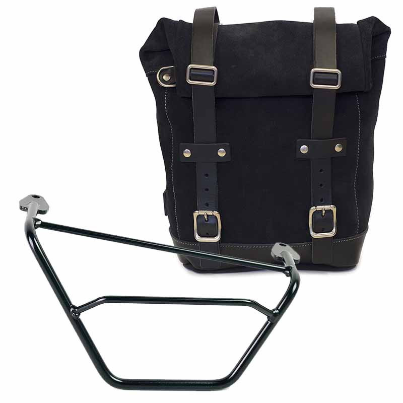 Sacoche latérale en daim 10L-14L + support droit pour R 1200GS