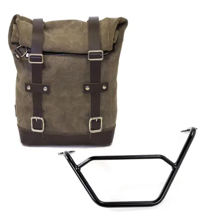 Sacoche latérale en daim 10L-14L + support gauche pour R 1200GS