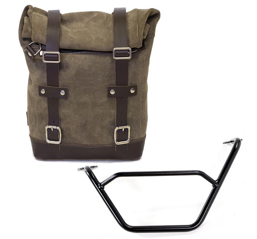 Sacoche latérale en daim 10L-14L + support gauche pour R 1200GS