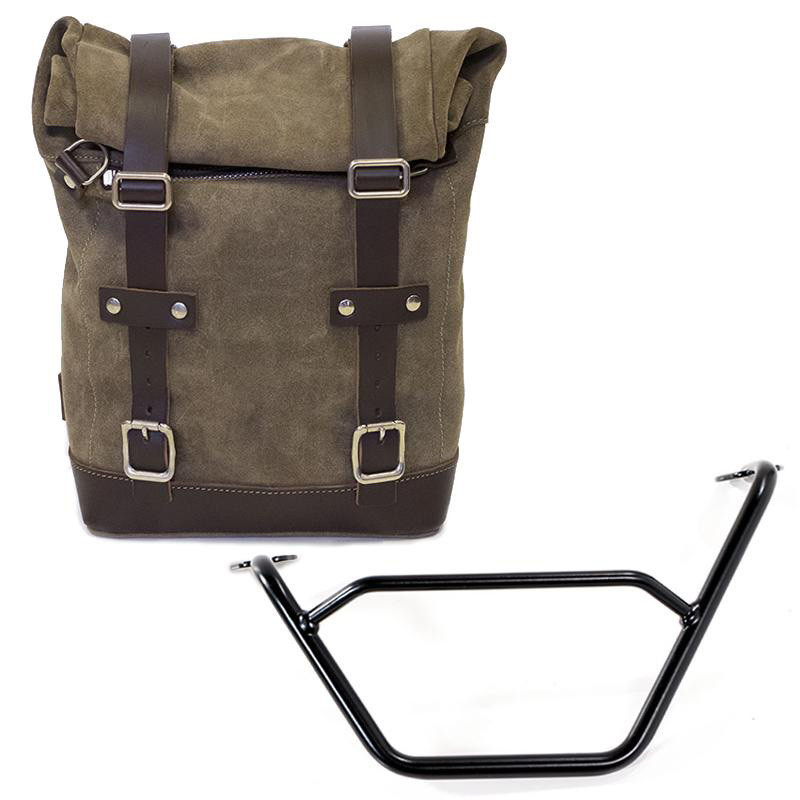 Sacoche latérale en daim 10L-14L + support gauche pour R 1200GS