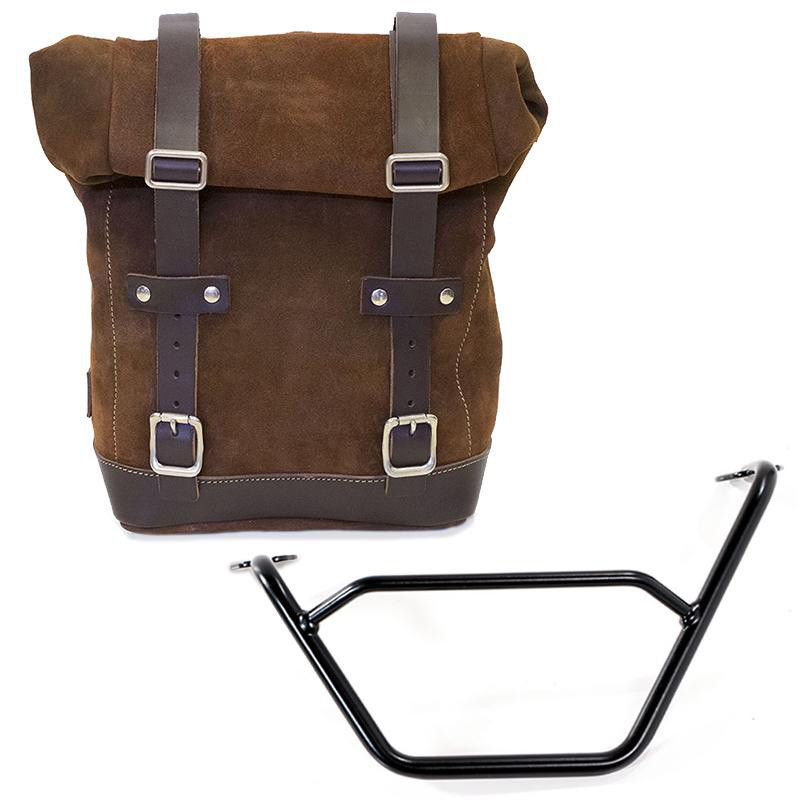 Sacoche latérale en daim 10L-14L + support gauche pour R 1200GS