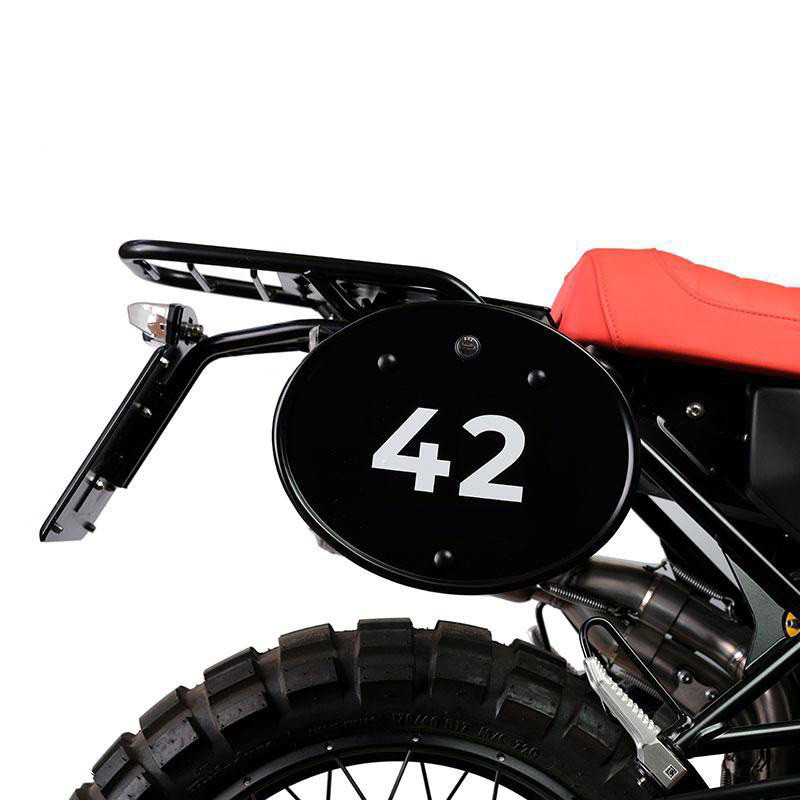 White adhesive numbers - L'atelier Bleu Motostore