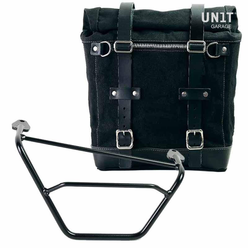 Sacoche latérale Scram en toile 22L-30L + support droit pour R 1200GS