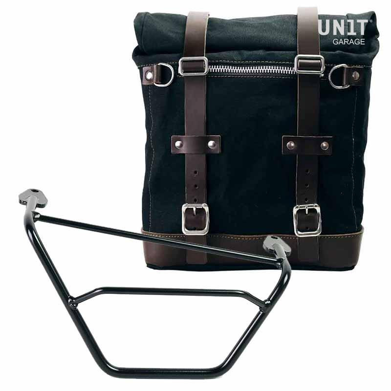 Scram canvas side pannier, 22L–30L, with right-hand mount for the R 1200GS