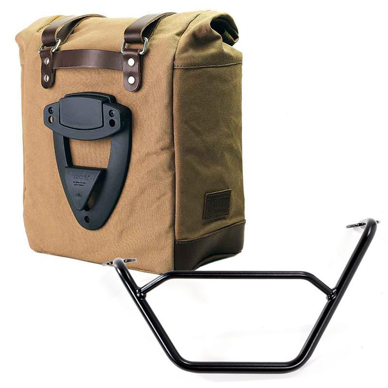 Sacoche latérale Scram en toile 22L-30L + support gauche pour R 1200GS