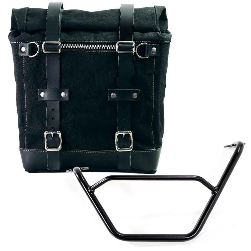 Sacoche latérale Scram en toile 22L-30L + support gauche pour R 1200GS