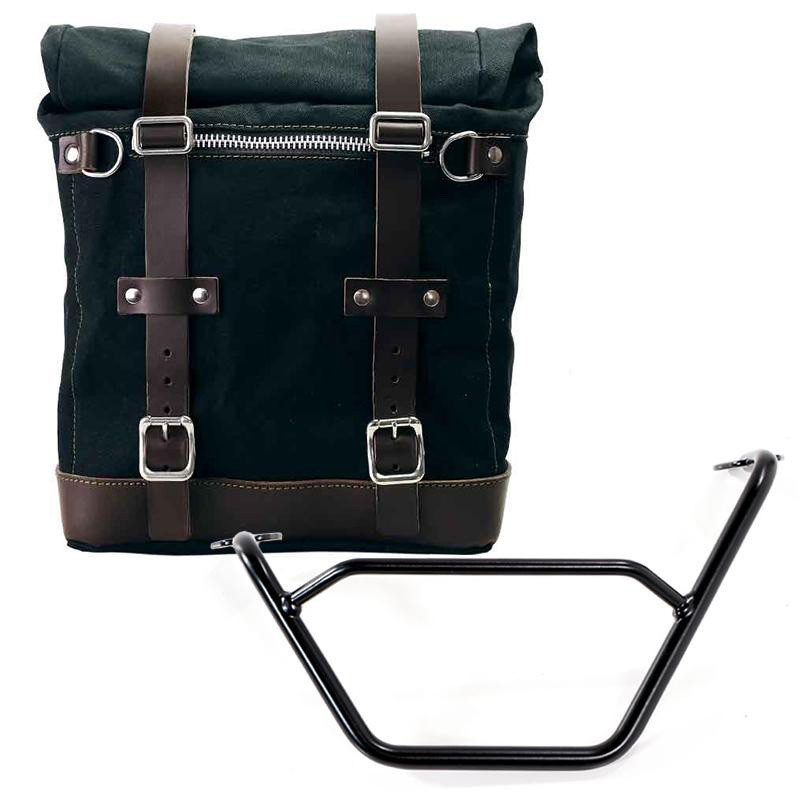 Scram canvas side pannier, 22L–30L, plus left-hand mount for the R 1200GS