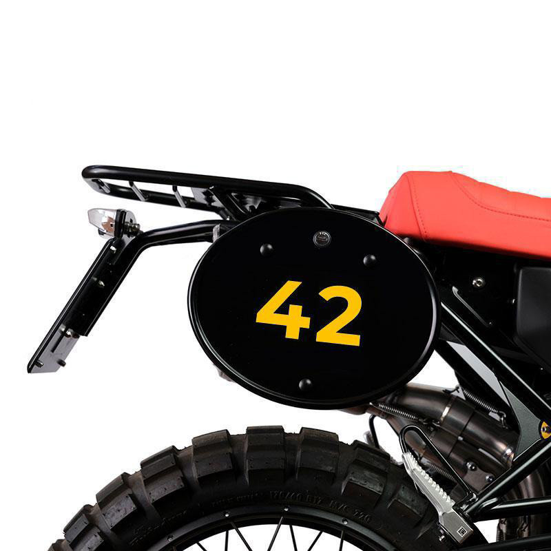 Chiffres adhésifs jaunes - L'atelier Bleu Motostore