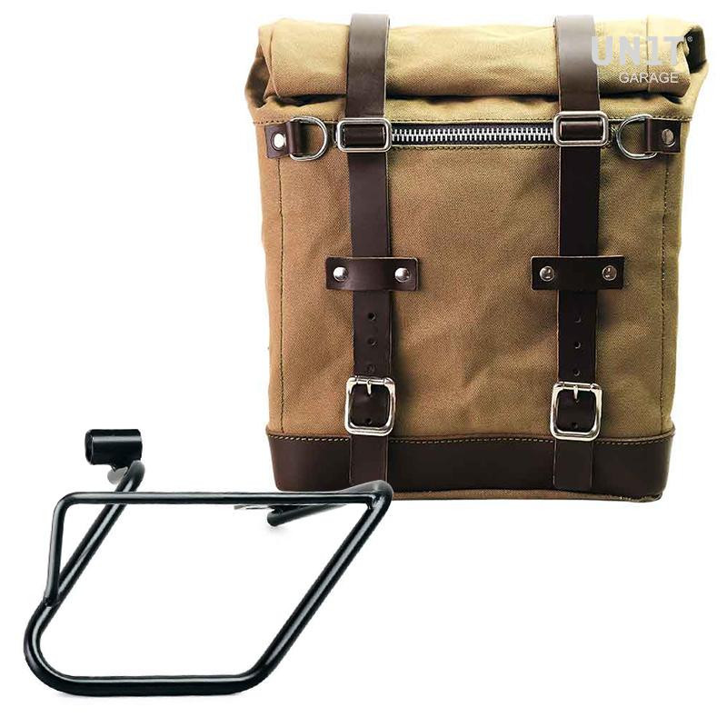 Scram canvas side pannier, 22L–30L, with right-hand mount for the CE 04