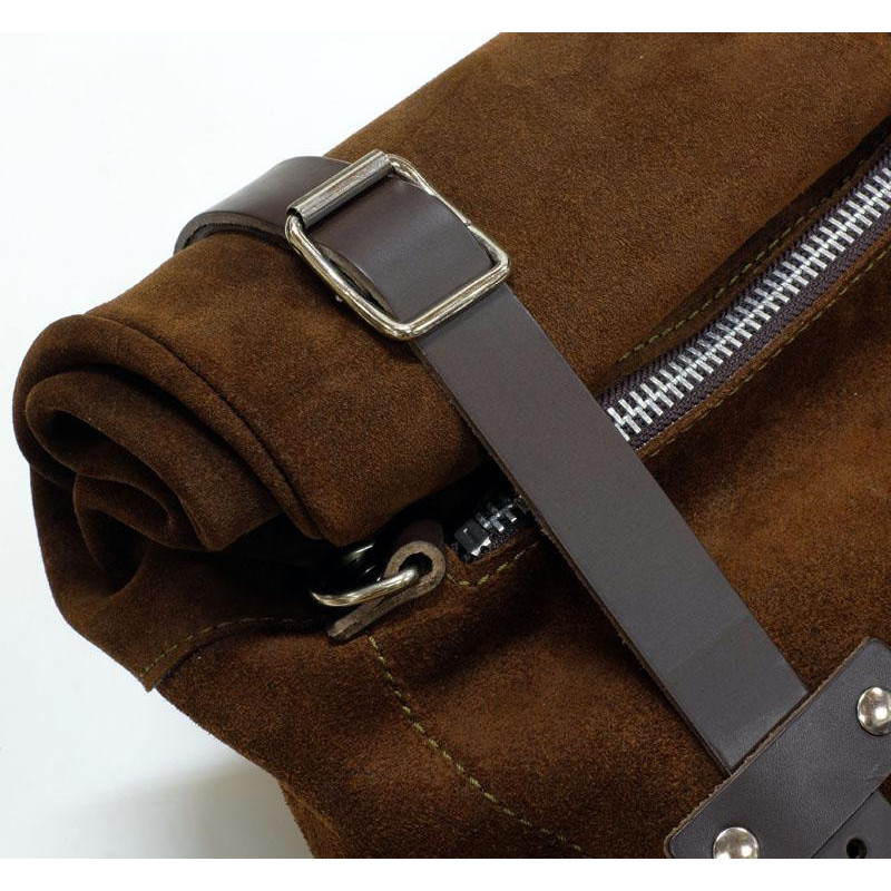 Sacoche latérale Scram en daim 22L-30L + support gauche pour R nineT