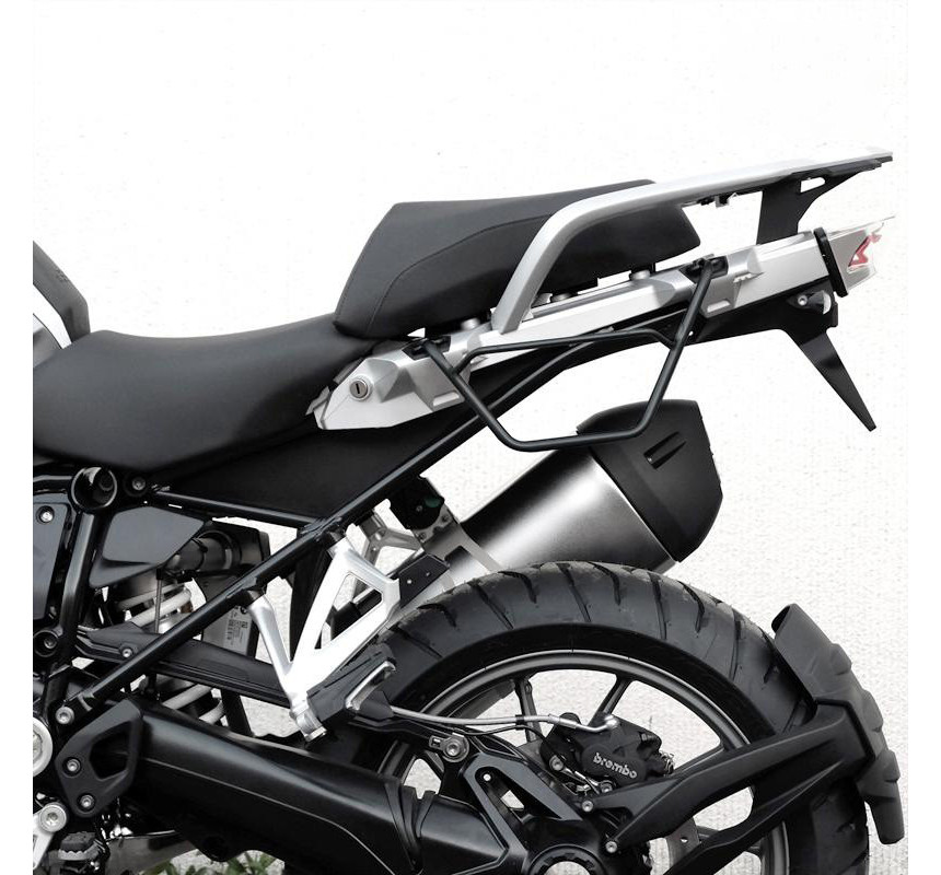 Sacoche latérale Scram en daim 22L-30L + support gauche pour R 1200GS