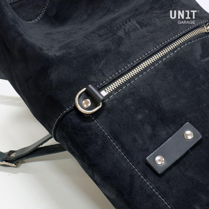 Scram suede side pannier, 22L–30L, plus left-hand mount for the CE 04