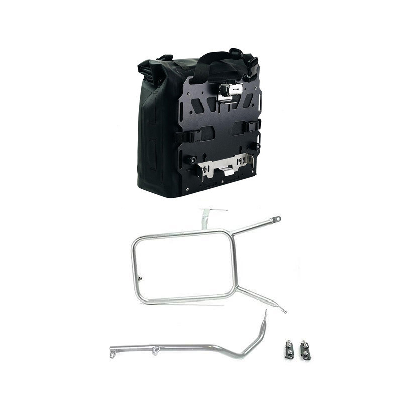 Sacoche latérale Khali en TPU 20L-26L + support verrouillable droit pour R 18
