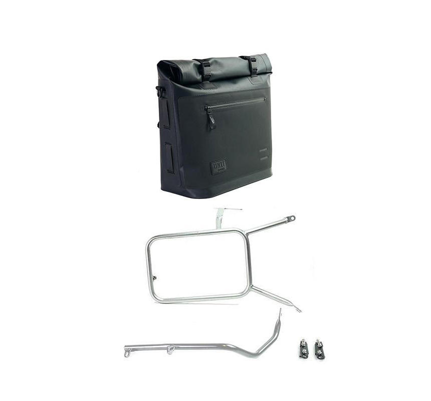 Sacoche latérale Khali en TPU 20L-26L + support verrouillable droit pour R 18