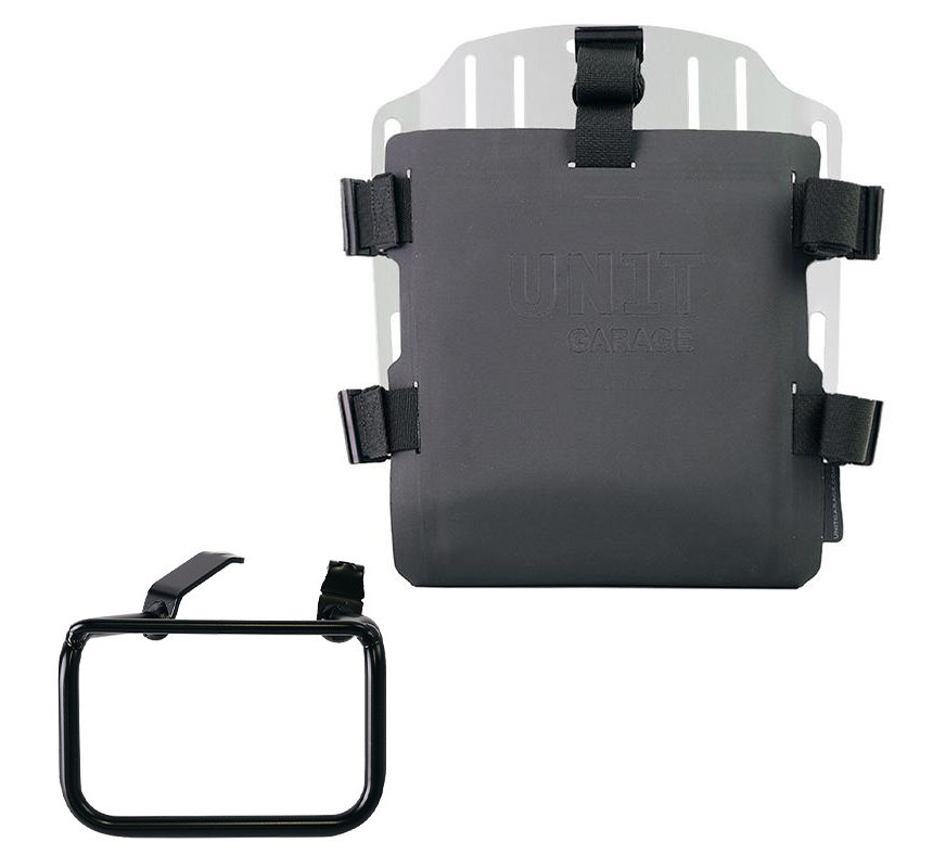 Porte-sacoche réglable en Hypalon + support droit pour R 12 G/S