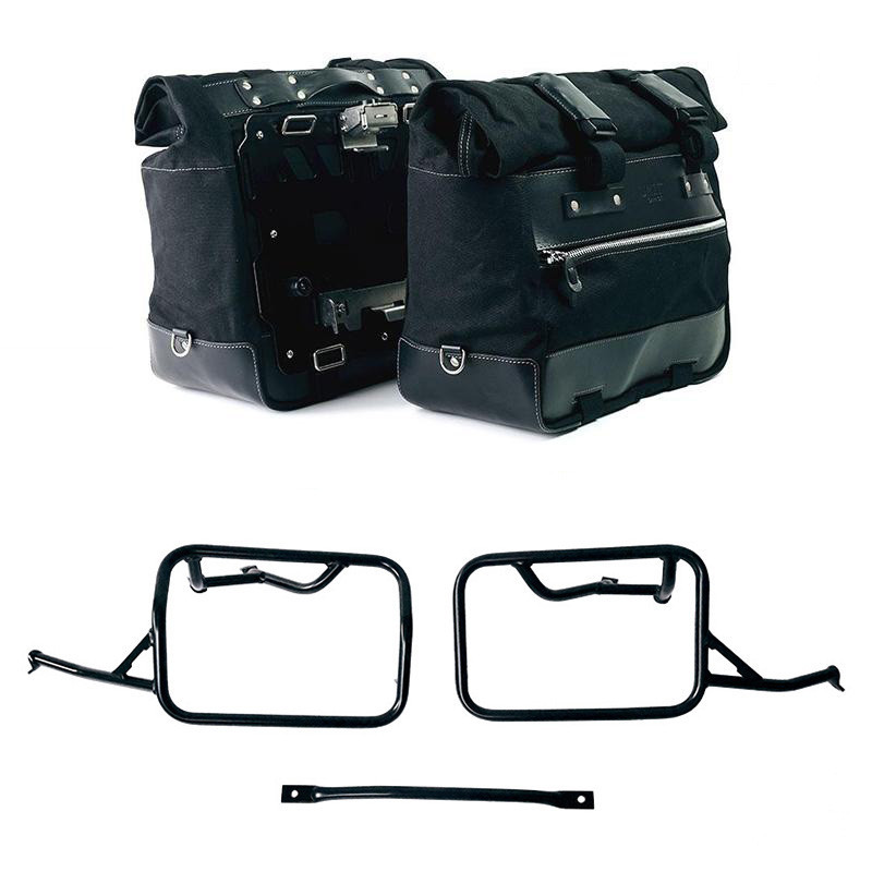Sacoches latérales Cult en toile 40L-50L + supports verrouillables pour R 12 nineT