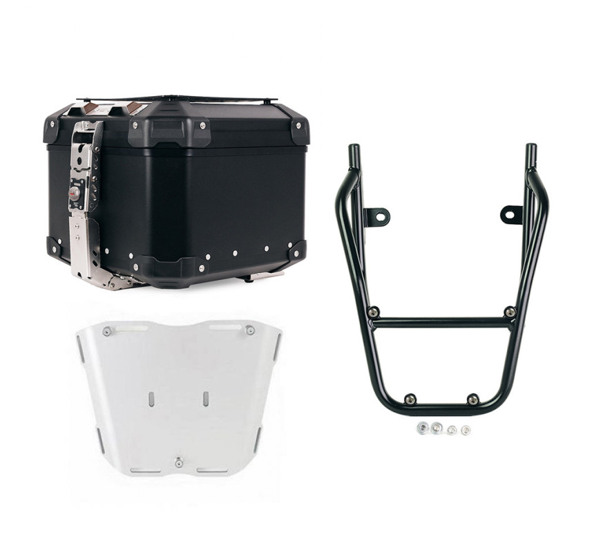 Top case Atlas 44L + porte-bagages avec poignées passager pour CE 02