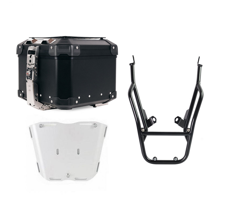 Top case Atlas 44L + porte-bagages avec poignées passager pour F 900 G