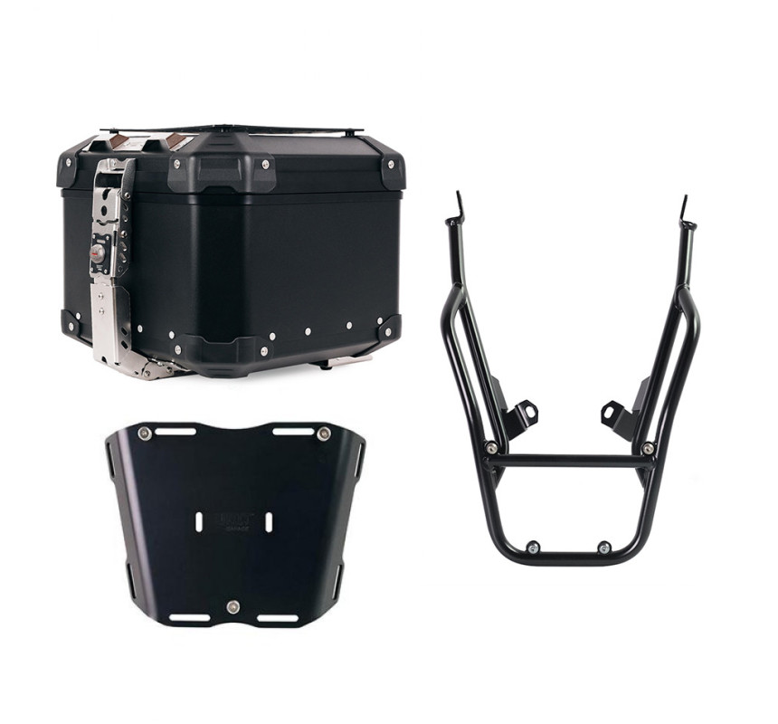 Top case Atlas 44L + porte-bagages avec poignées passager pour F 900 G