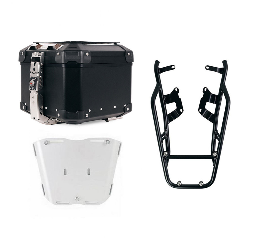 Top case Atlas 44L + porte-bagages avec poignées passager pour R nineT