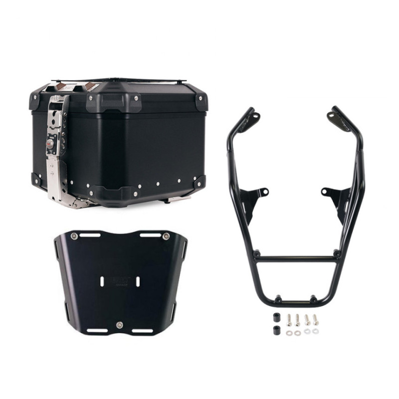 Top case Atlas 44L + porte-bagages avec poignées passager pour R 12 G/