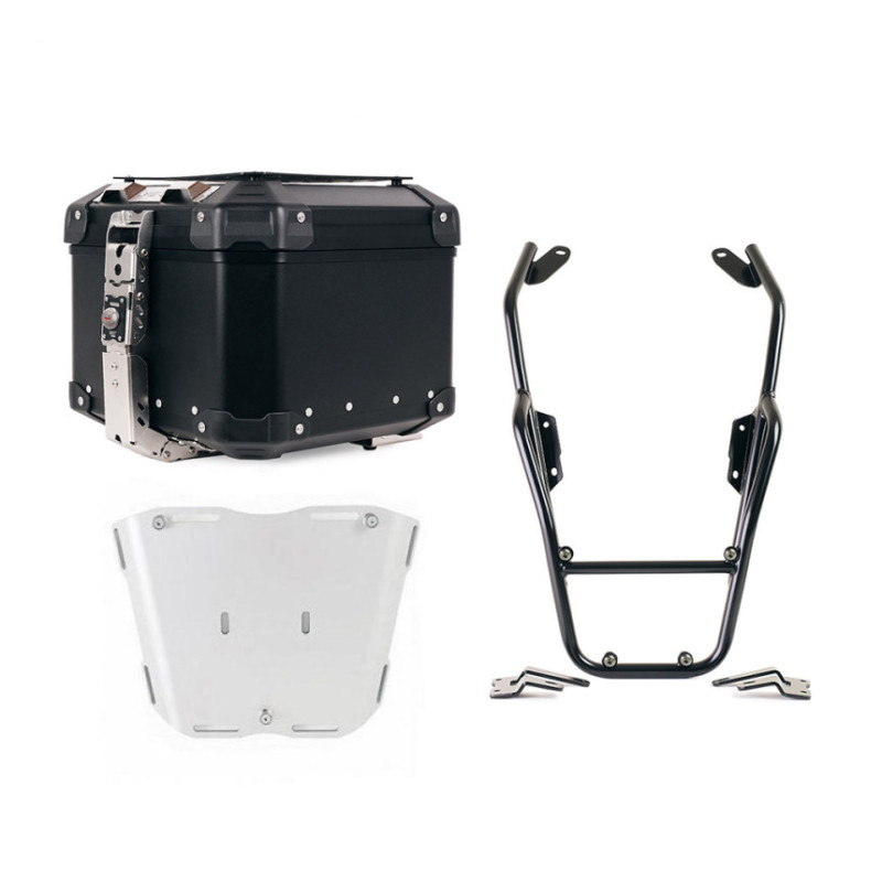 Top case Atlas 44L + porte-bagages avec poignées passager pour R 12 ni