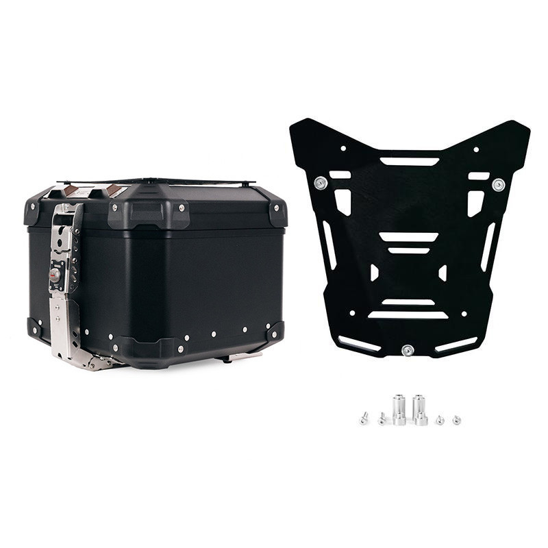 Top case Atlas 44L + plaque pour porte-bagages d'origine R 1300 GS