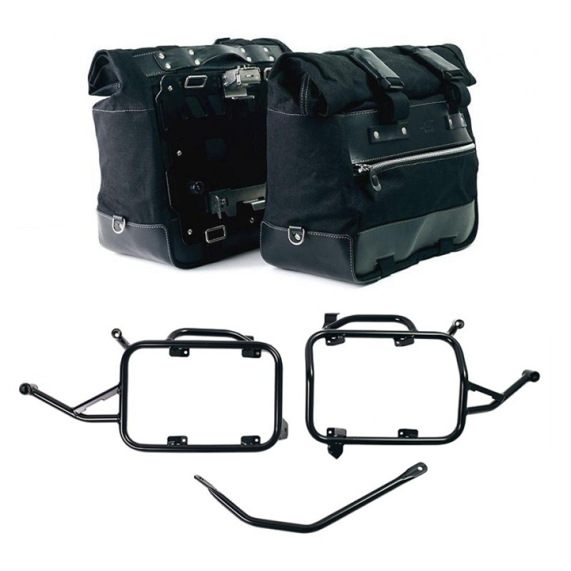 Sacoches latérales Cult en toile 40L-50L + supports verrouillables pour F 900GS