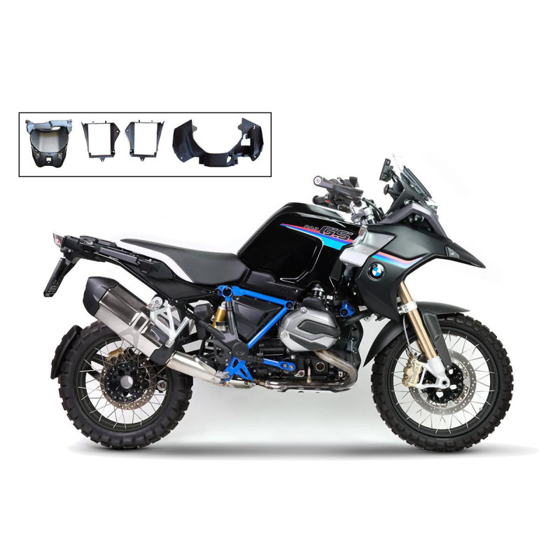 Black RAD kit for the BMW R 1200GS and R 1250GS