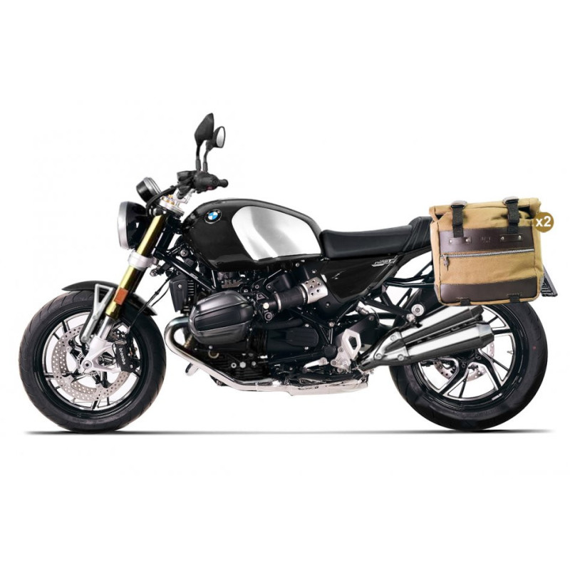 Sacoches latérales Cult en toile 40L-50L + supports verrouillables pour R 12 nineT
