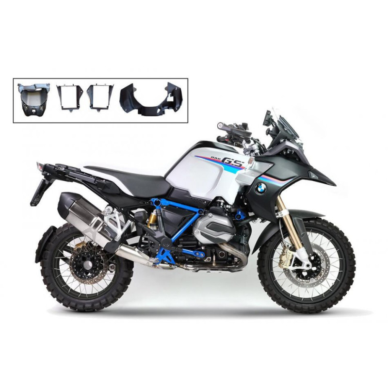Kit RAD blanc pour BMW R 1200GS et R 1250GS