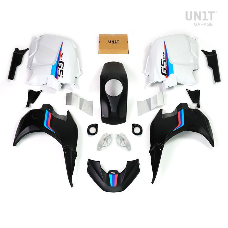 Kit RAD blanc pour R 1200GS et R 1250GS - L'atelier Bleu Motostore
