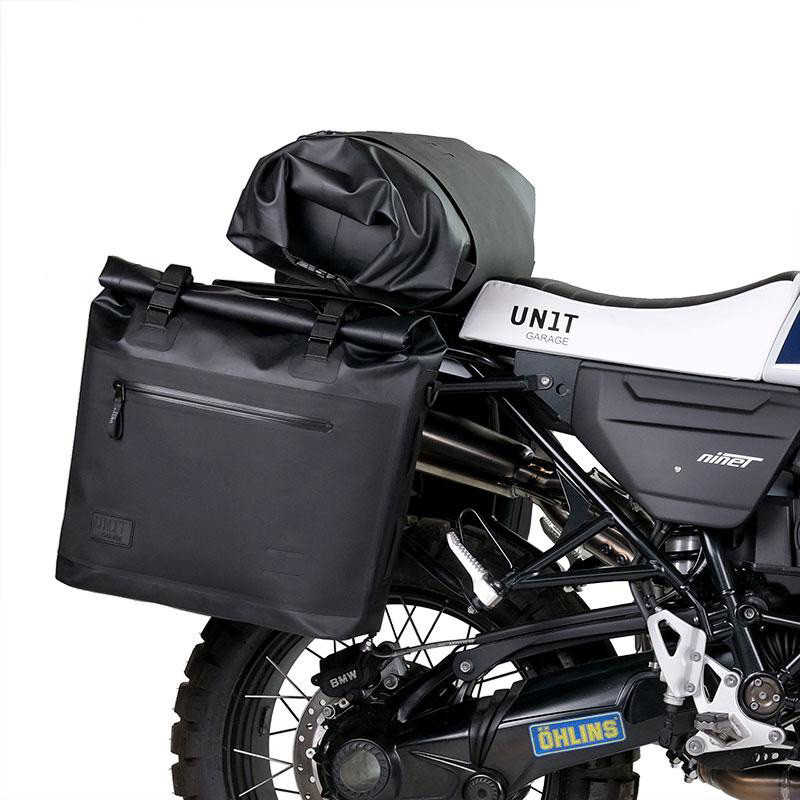 Sacoches latérales Khali en TPU 40L-52L + supports verrouillables pour R nineT