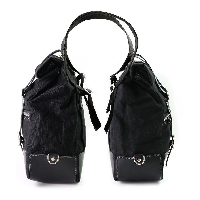 Sacoches latérales en toile 19L-23L universelles - L'atelier Bleu Motostore
